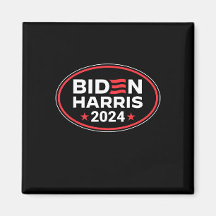 Harris 2024 Präsident Amerikanische Flagge Joe Bid Magnet