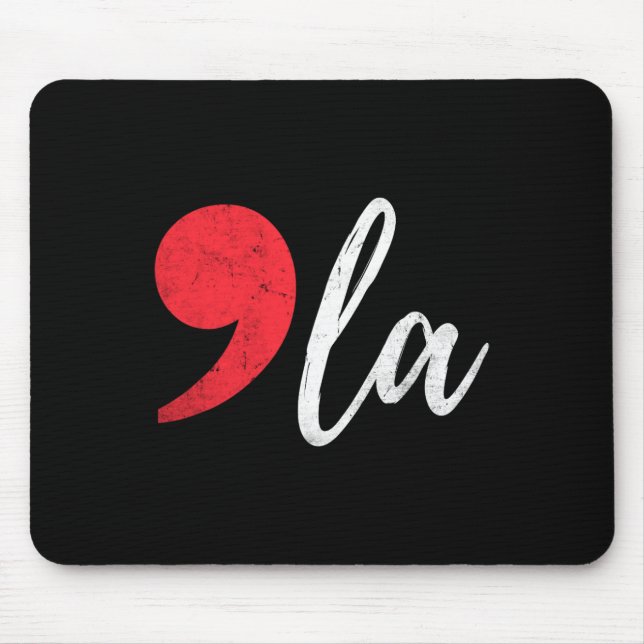 Harris 2024 Präsident Comma La Funny Mousepad (Vorne)