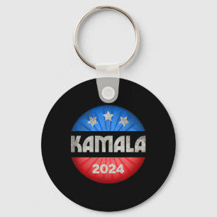 Harris 2024 Präsident Fun Vintag Button Abstimmung Schlüsselanhänger