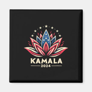 Harris 2024 Präsidentschaftskampagne American Lotu Magnet