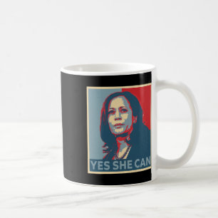 Harris 2024 Präsidentschaftswahl Kamala Ja Sie kan Kaffeetasse