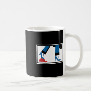 Harris 2024 Retro Komma La Rote Mütze Anti Trump  Kaffeetasse