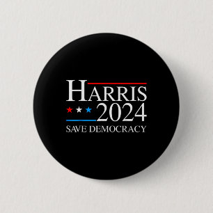 Harris 2024 Rettete Demokratische Wahlkampagne USA Button