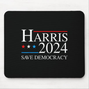 Harris 2024 Rettete Demokratische Wahlkampagne USA Mousepad