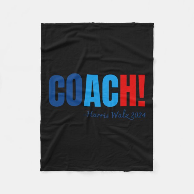 Harris 2024 Tim Wheimer Coach Fleecedecke (Vorderseite)