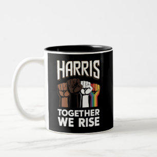 Harris 2024 Wahl LGBT Kamala Harris 2024 Zweifarbige Tasse