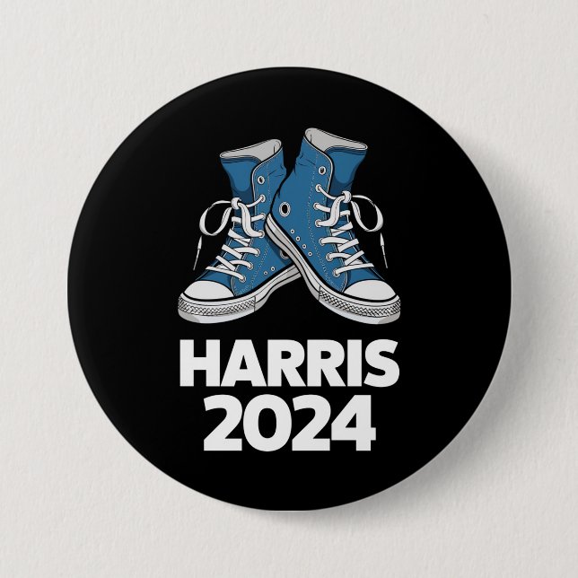 HARRIS 2024 Wahl Präsident Kamala Wahlsieger Button (Vorderseite)