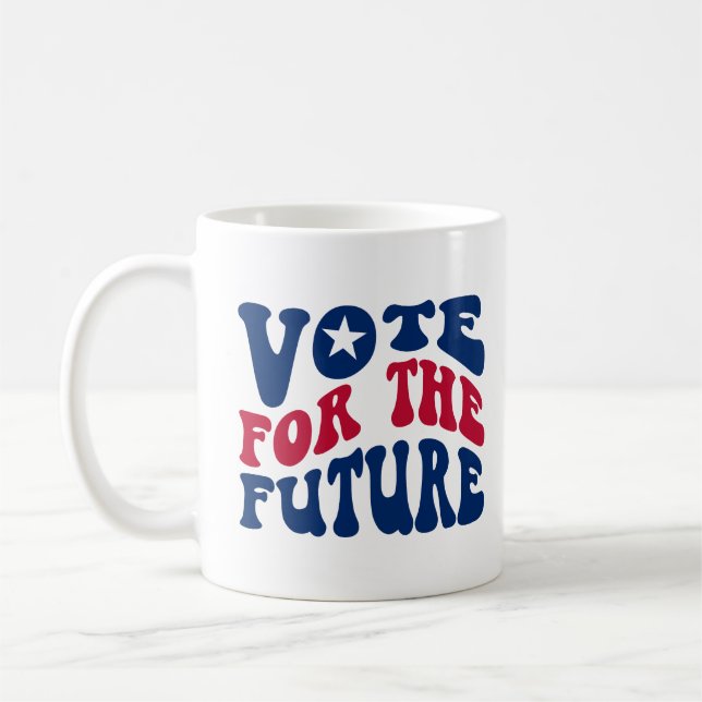 HARRIS 2024 Wahl Präsident Kamala Wahlsieger Kaffeetasse (Links)