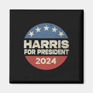 Harris 2024 Wahlkampagne für die Präsidentschaftsw Magnet