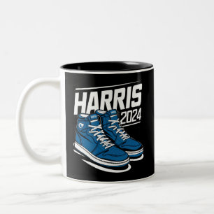 Harris 24 Wähle Präsident Kamala Wahl Sneaker Zweifarbige Tasse