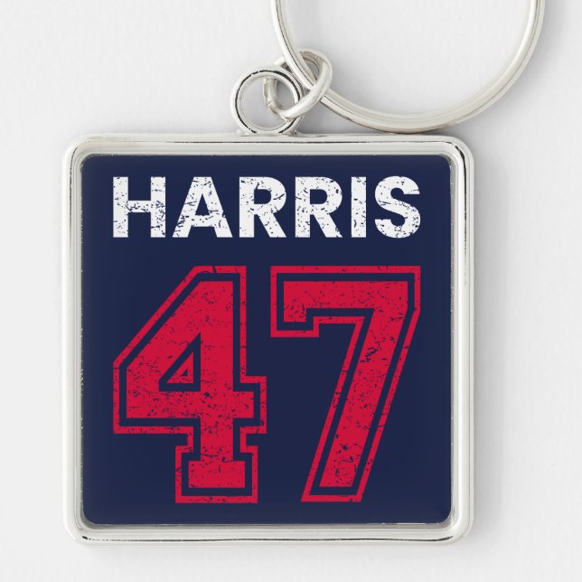 Harris 47 I - Kamala Harris für den Präsidenten Schlüsselanhänger (Vorne)