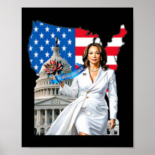Harris 47. Präsident Usa Amerika 2024 Wahl  Poster
