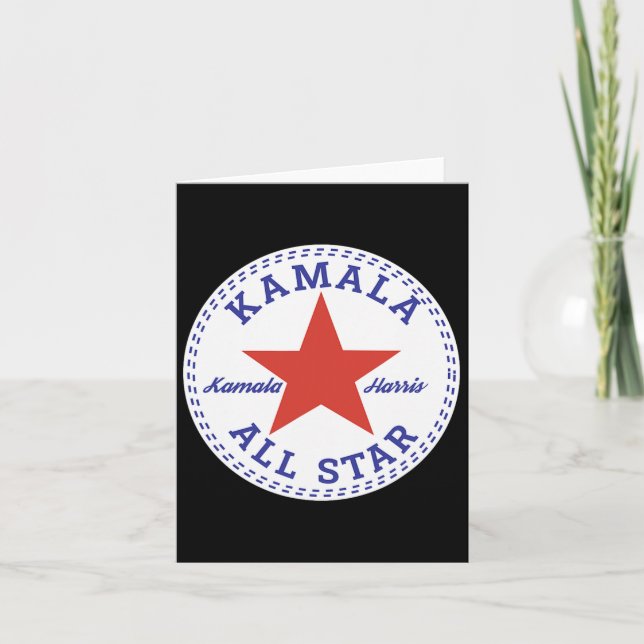 Harris All Star-Logo Karte (Vorderseite)