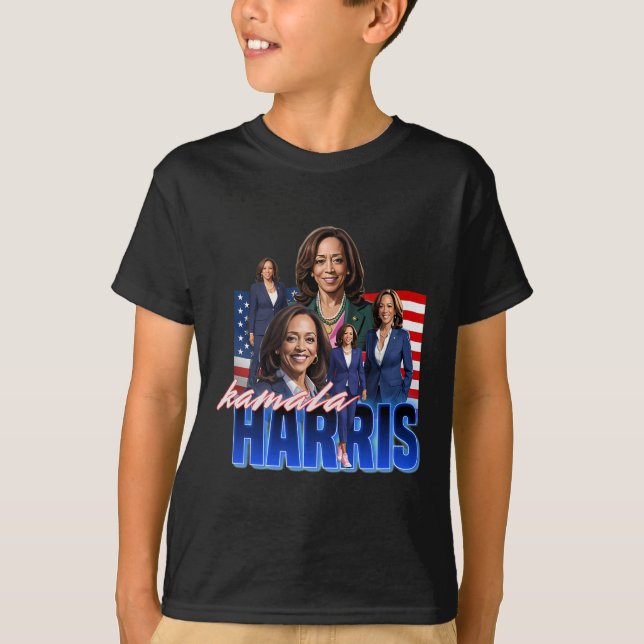 Harris American Flag Bootleg T-Shirt (Vorderseite)