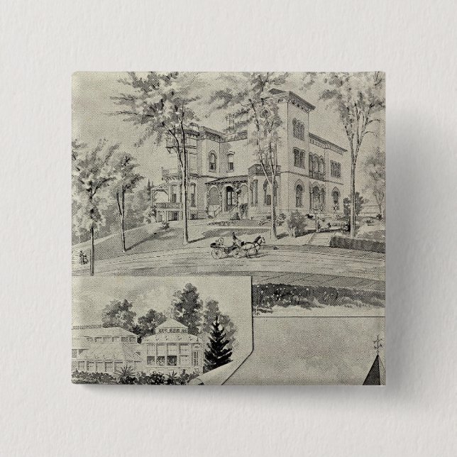 Harris Bldg, New London, Conn Button (Vorderseite)