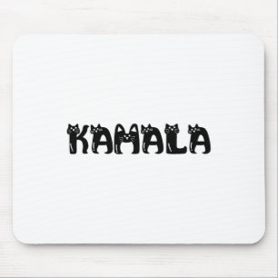 Harris Cat Lettering Positiv Lustig 2024 Wahl  Mousepad