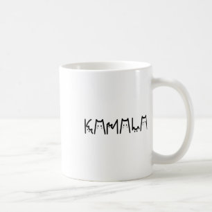 Harris Cat Lettering Positive Funny 2024 Wahl Kaffeetasse