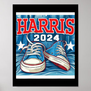 Harris Election Sneakers Präsident Comma La Poster
