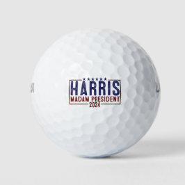 Harris Frau Präsidentin 2024 Golfball