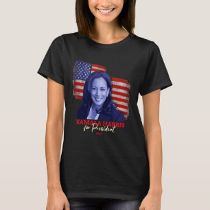 Harris für den Präsidenten 2024 Frau Vizepräsident T-Shirt
