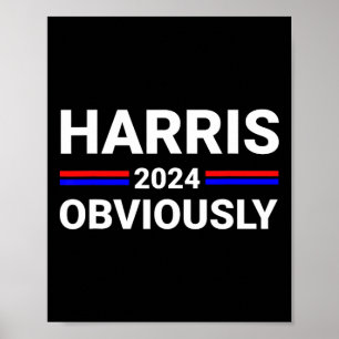 Harris für den Präsidenten offensichtlich 2 Poster