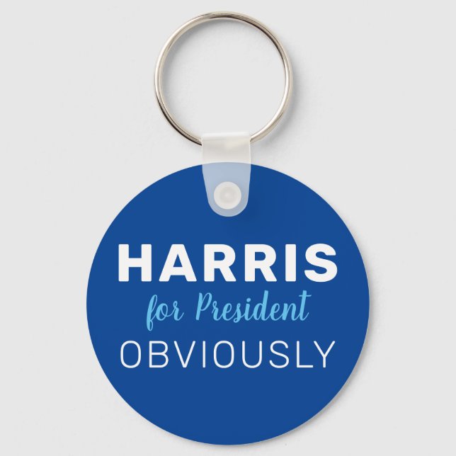 Harris für den Präsidenten - offensichtlich Unters Schlüsselanhänger (Vorderseite)