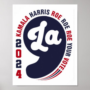 Harris für die Präsidentschaftswahl 2024 Poster