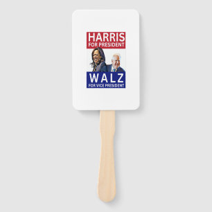 Harris für Präsident Walz für Vizepräsident Kamal Fächer