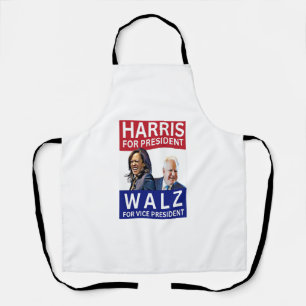 Harris für Präsident Walz für Vizepräsident Kamal Schürze