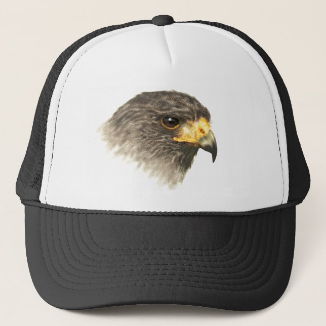 Harris Hawk - gemischte Mittel Truckerkappe (Vorderseite)