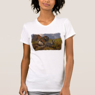 Harris Hawk und Jackrabbit - Acryl T-Shirt