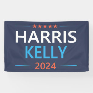 Harris Kelly 2024 Kamala Harris Demokraten Banner