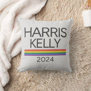Harris Kelly Regenbogenfahne LGBTQ Kissen