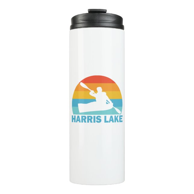 Harris Lake North Carolina Kayak Thermosbecher (Vorderseite)
