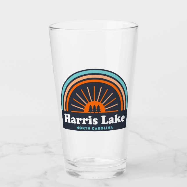 Harris Lake North Carolina Rainbow Glas (Vorderseite)