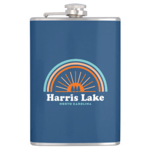 Harris Lake North Carolina Regenbogen Flachmann
