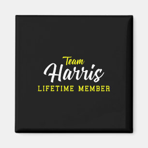 Harris Lifetime Member Nachname Birthday Wedding N Magnet
