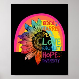 Harris Peace Liebe Equality Hope Diversity 1 Poster