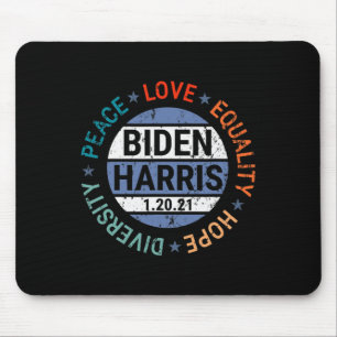 Harris Peace Liebe Equality Hope Diversity Januar Mousepad