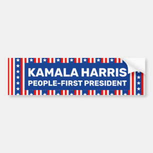 Harris People-First President Autoaufkleber