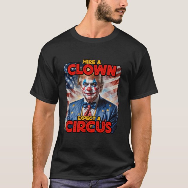 Harris-Präsident Walz 2024 47 Clownfrauen T-Shirt (Vorderseite)
