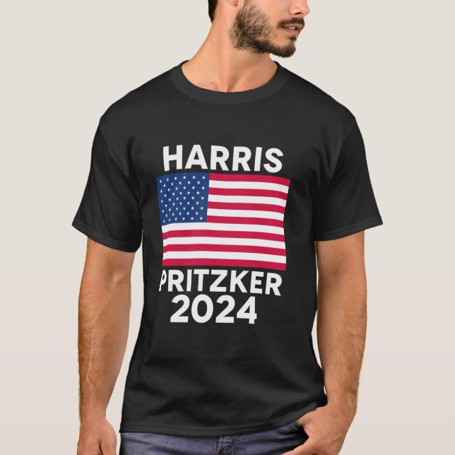 Harris Pritzker 2024 T Shirt (Vorderseite)