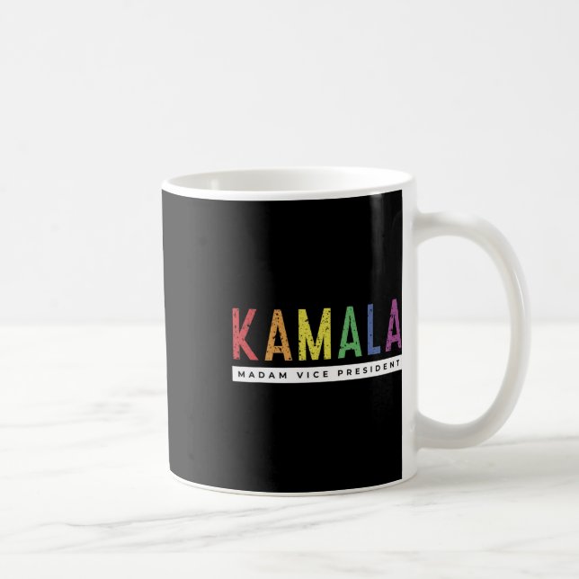Harris Rainbow Lgbt Pride Grunge Rainbow Kaffeetasse (Rechts)