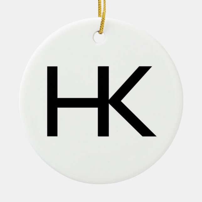 Harris-Ranch-Marken-Verzierung Keramikornament (Vorne)