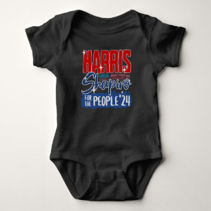 Harris Shapiro 2024 für die US-Flagge des Volkes Baby Strampler