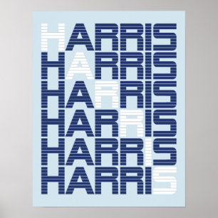 HARRIS Textstapel Poster
