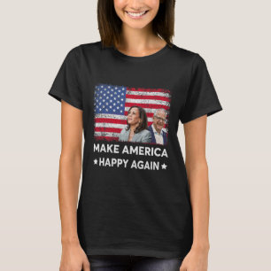 Harris Tim Waltz WAlzheimer 2024 Amerika zum Happ  T-Shirt
