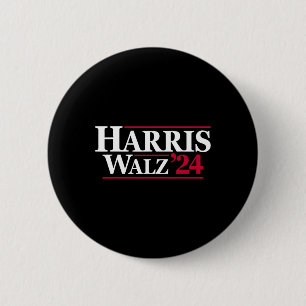 Harris Tim Walz 2024 24 für Präsident Brat Usa T-S Button
