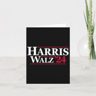 Harris Tim Walz 2024 24 für Präsident Brat Usa T-S Karte