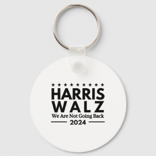 Harris Tim Walz 2024 Wir Gehen Nicht Zurück Schlüsselanhänger